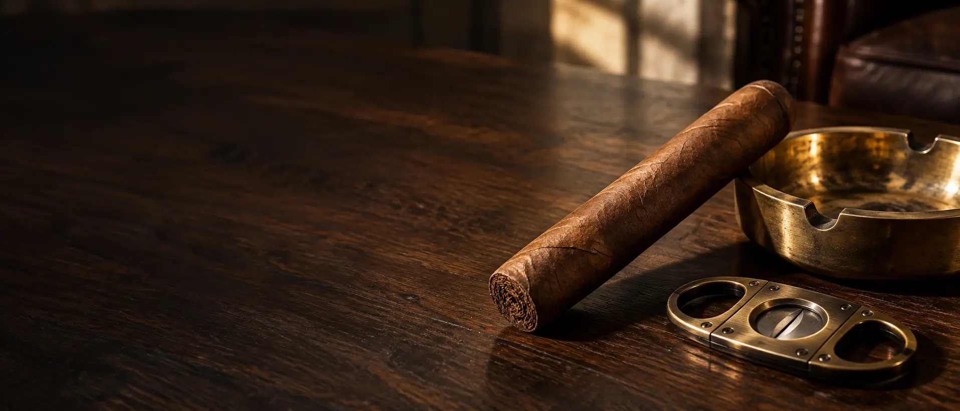 Close-up photograph of a cigar showing its diameter and wrapper texture